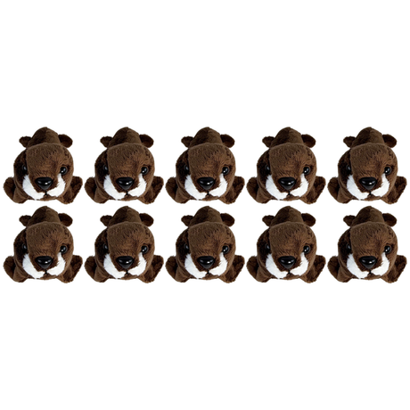 10x Bocchetta 13cm Mini Sea Lion Plush Toy Bulk Pack (Stuffed Animal Sea Life Keyring Gift)
