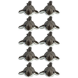 10x Bocchetta 15cm Mini Shark Plush Toy Bulk Pack (Stuffed Animal Sea Life Keyring Gift)