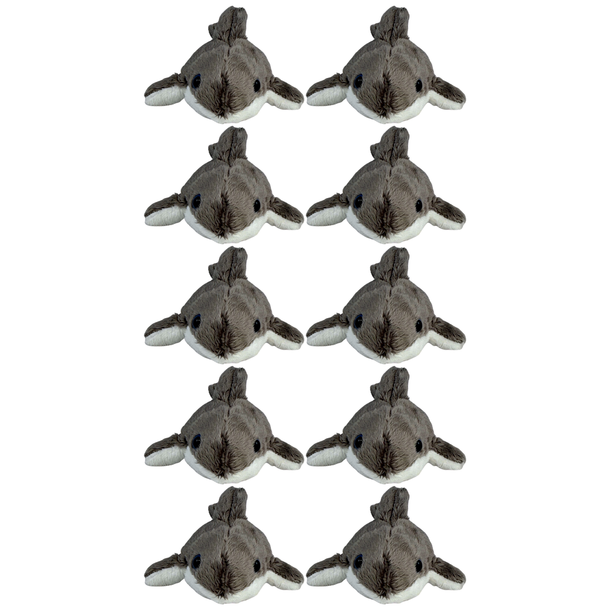 10x Bocchetta 15cm Mini Shark Plush Toy Bulk Pack (Stuffed Animal Sea Life Keyring Gift)