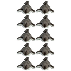 10x Bocchetta 15cm Mini Shark Plush Toy Bulk Pack (Stuffed Animal Sea Life Keyring Gift)