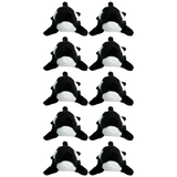 10x Bocchetta 15cm Mini Orca Plush Toy Bulk Pack (Stuffed Animal Sea Life Keyring Gift)