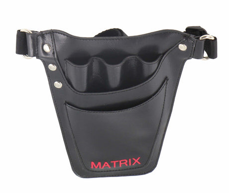 MATRIX Leather Tool Waist Bag - Barber/Hairdresser Scissors Waist Pouch Belt