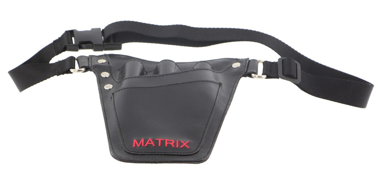 MATRIX Leather Tool Waist Bag - Barber/Hairdresser Scissors Waist Pouch Belt