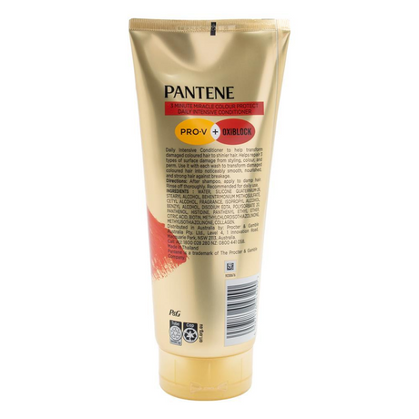 Pantene 400ml 3 Minute Miracle Colour w Oxiblock Intensive Conditioner