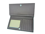 Jacaru 5790 Womens Kangaroo Leather Purse - Bi-Fold with 12 Card Slots (18.5 x 9cm)