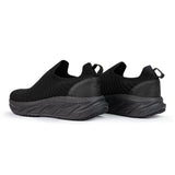 Sfida Wayfarer Mens Knit Lifestyle Sneakers - Black/Black (Casual Shoes)