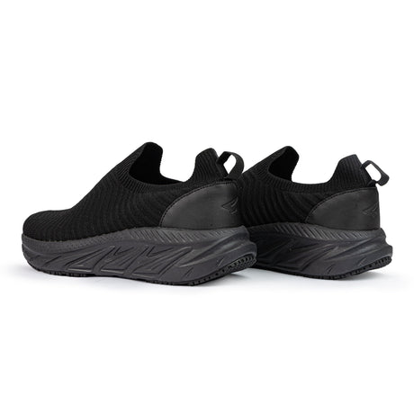 Sfida Wayfarer Mens Knit Lifestyle Sneakers - Black/Black (Casual Shoes)