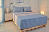 Baltic Pure Cotton Fitted Bed Sheet + Pillowcase Set