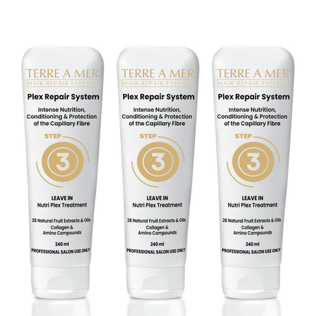 terreamer Plex Repair Step 3 240ml - Leave-In Hair Bond Treatment (Amino Acids & Collagen)