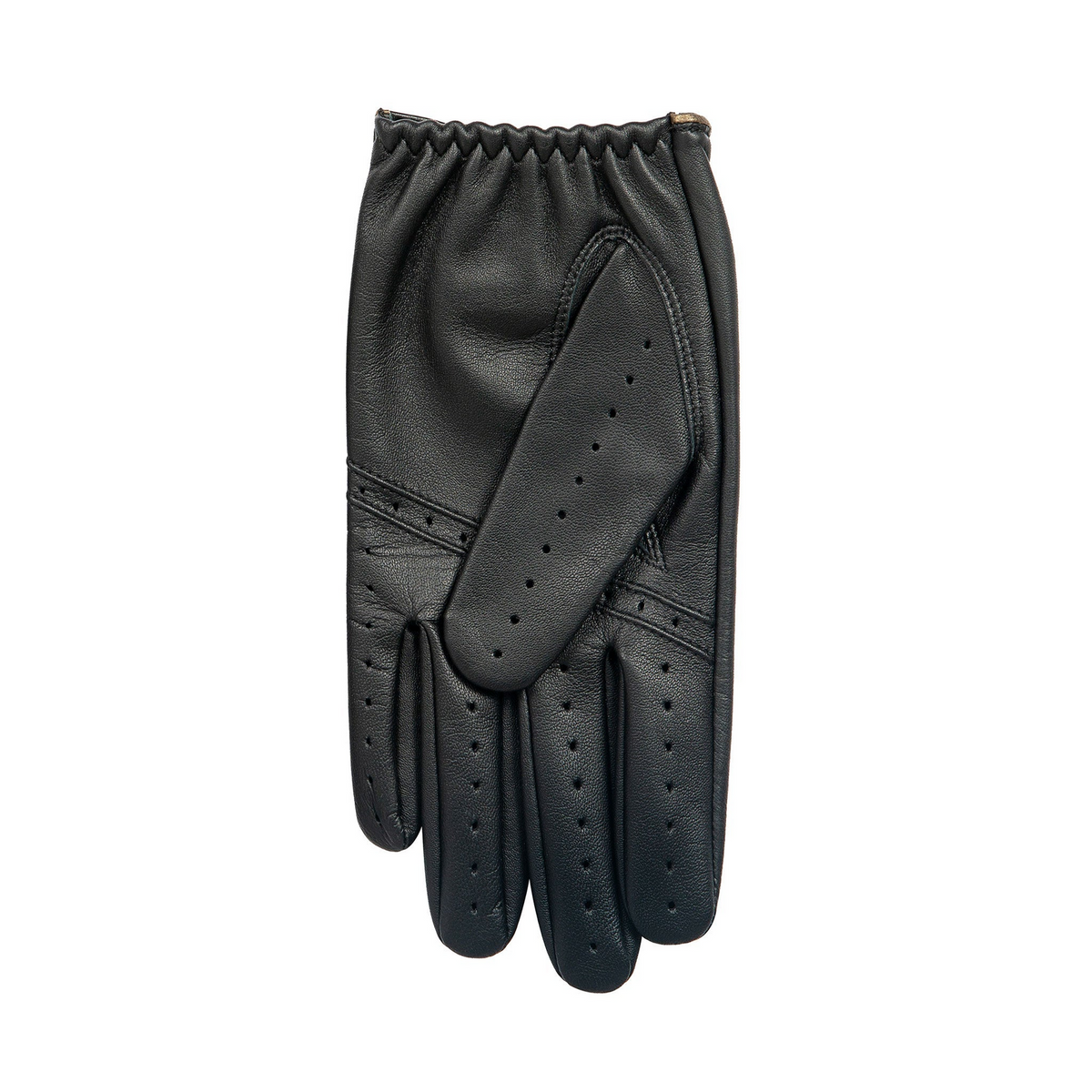 The Suited Racer x Dents Touchscreen Leather Driving Gloves Limited Edition - Black/Gold