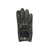 The Suited Racer x Dents Touchscreen Leather Driving Gloves Limited Edition - Black/Gold