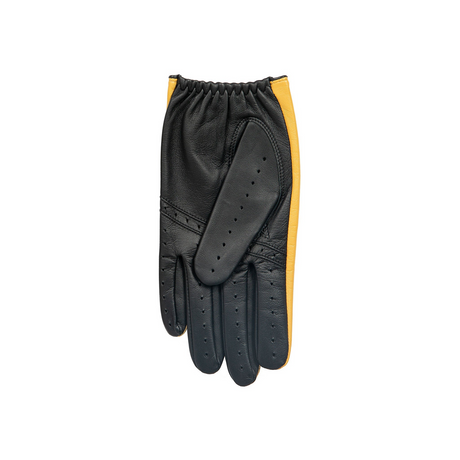 Dents Mens The Suited Racer Touch Screen Genuine Leather Driving Gloves - Cork/Black