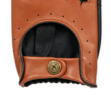 The Suited Racer x Dents Touchscreen Leather Driving Gloves Limited Edition - Tan/Black