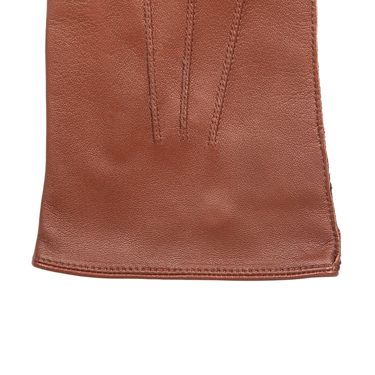 Dents Mens Sandhurst Three-Point Leather Unlined Officers Gloves in English Tan