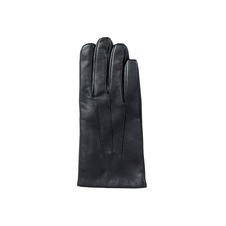 Dents Mens Classic Leather Gloves With 3-Point Stitch and 100% Cashmere Lining - Black