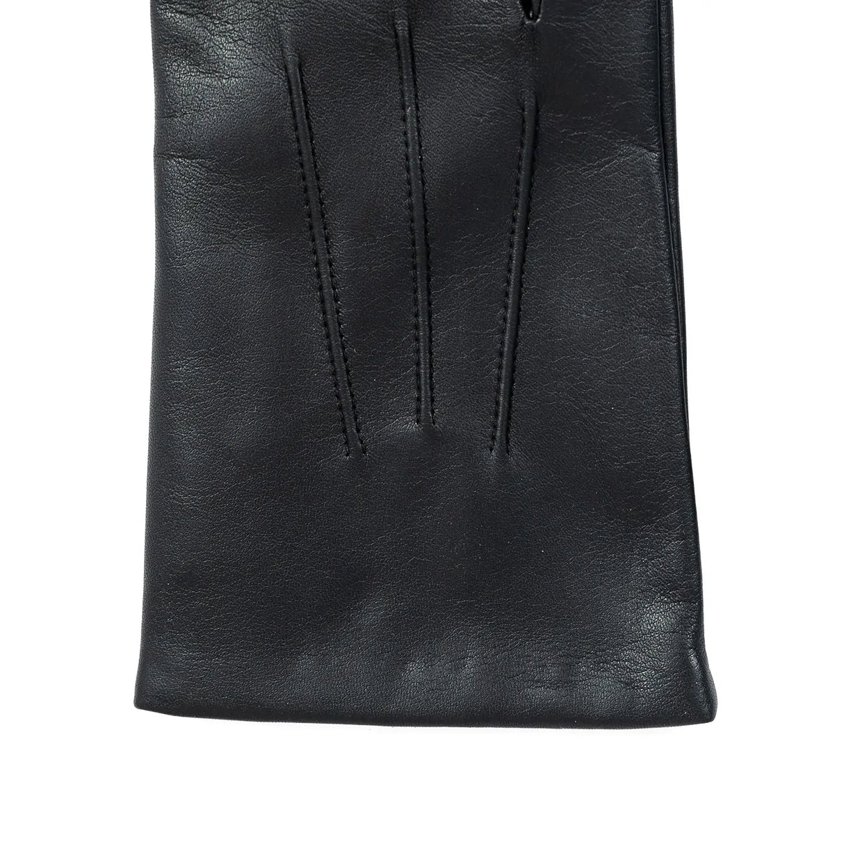 Dents Mens Classic Leather Gloves With 3-Point Stitch and 100% Cashmere Lining - Black