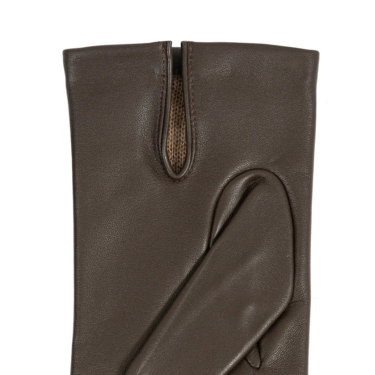 Dents Mens Classic Leather Gloves With 3-Point Stitch and 100% Cashmere Lining - Brown