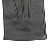 Dents Mens Touchscreen Three-Point Cashmere-Lined Leather Gloves in Black