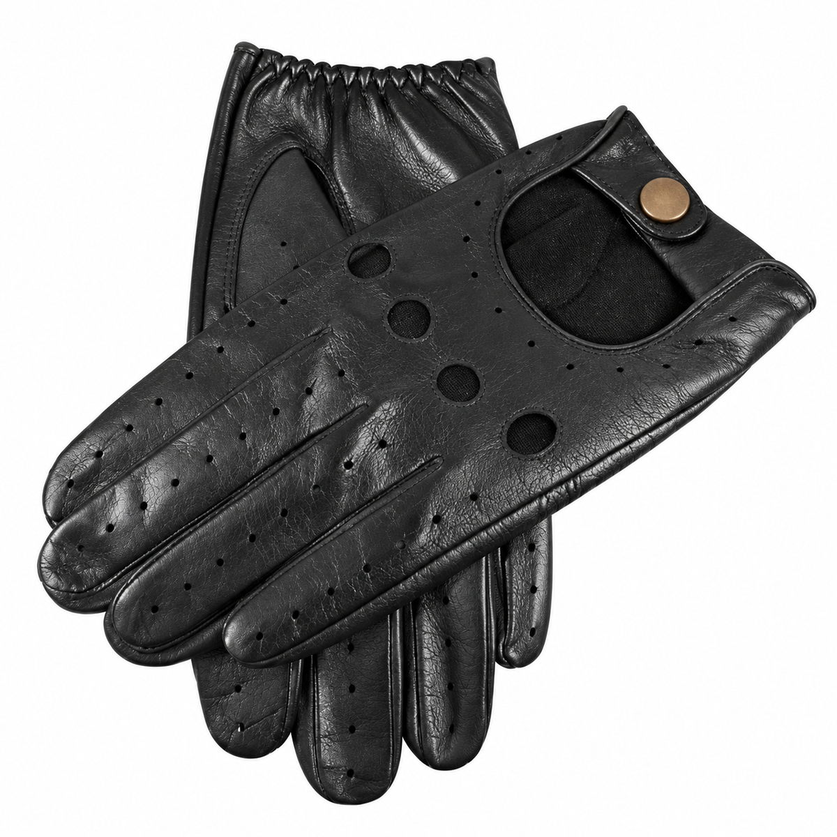 Dents Mens Silverstone Touchscreen Driving Gloves - Black - X-Large