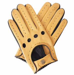 Dents Mens Silverstone Touchscreen Driving Gloves - Cork/Black