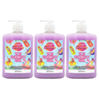 3x Cussons Antibacterial Hand Wash Soap 500ml Pack - Pink Pear & Dragon Fruit