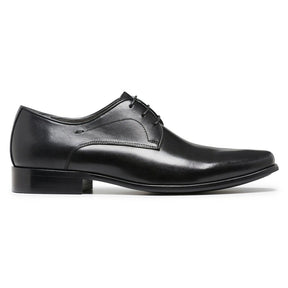 Julius Marlow Mens Keen Derby Work Leather Shoes - Black