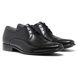 Julius Marlow Mens Keen Derby Work Leather Shoes - Black