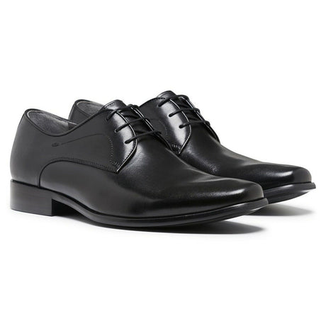 Julius Marlow Mens Keen Derby Work Leather Shoes - Black