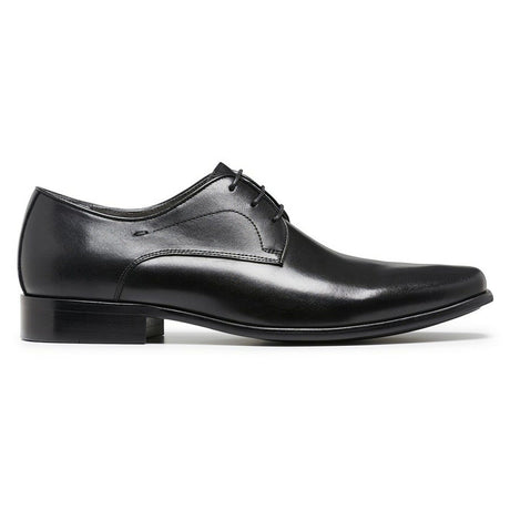Julius Marlow Mens Keen Derby Work Leather Shoes - Black