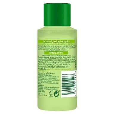 3x Simple 50ml Kind to Sensitive Skin Soothing Facial Toner Bulk Pack (100% Alcohol Free)