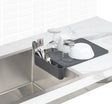 Joie Silicone Dish Drying Mat & Drainer Tray - Grey (24.5x9x8.5cm)