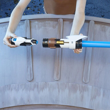 Star Wars Lightsaber Forge Obi-Wan Kenobi Extendable Blue Lightsaber Toy