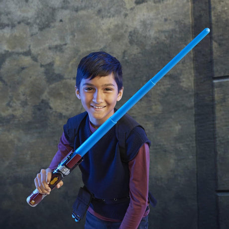 Star Wars Lightsaber Forge Anakin Skywalker Extendable Blue Lightsaber Toy