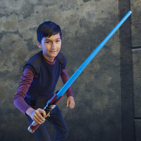 Star Wars Lightsaber Forge Anakin Skywalker Extendable Blue Lightsaber Toy