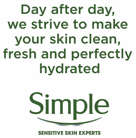 Simple 25 Wipes Kind to Skin Cleansing & Exfoliating Facial Wipes