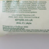 Simple 25 Wipes Sensitive Skin Brightening Wipes