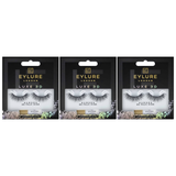 3x Eylure Luxe 3D Aurora Faux Mink Lashes (Pack)