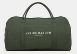 Julius Marlow Canvas Duffle Bag in Green