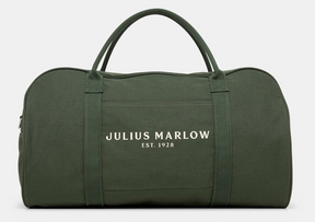 Julius Marlow Canvas Duffle Bag in Green