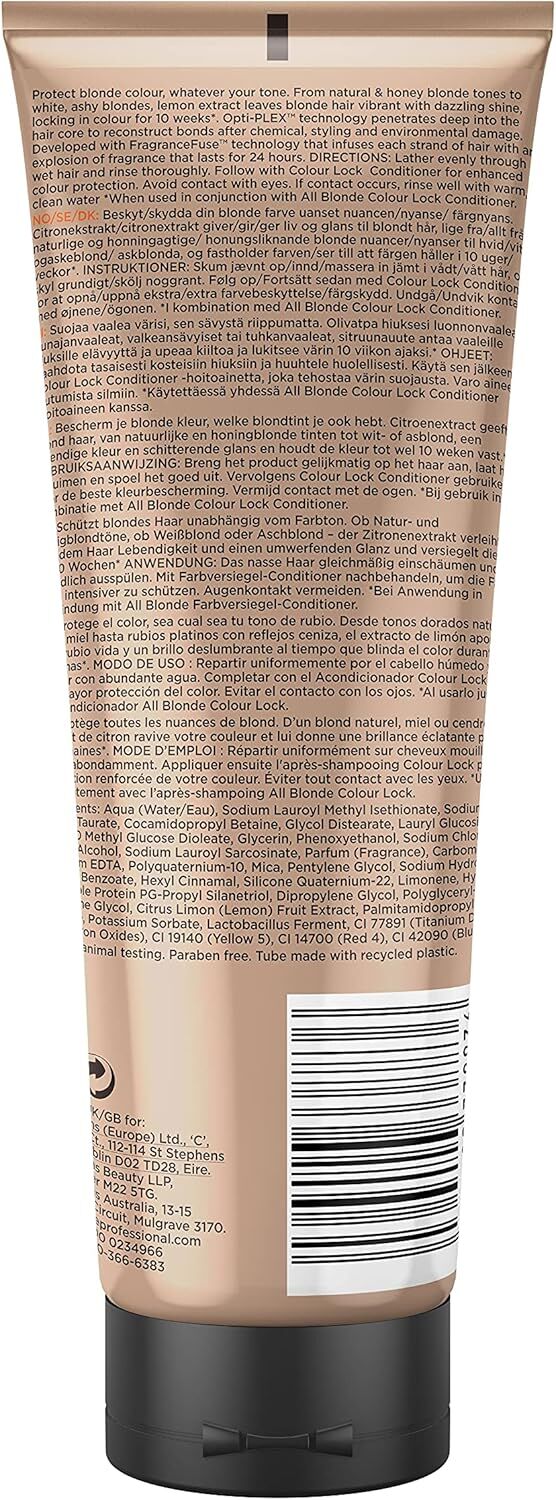 Fudge Professional 250ml All Blonde Colour Lock Shampoo (Colour Fade Protection)