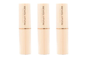 3x Revolution 6.2g Fast Base Stick Cream Foundation Dewy Finish - F1