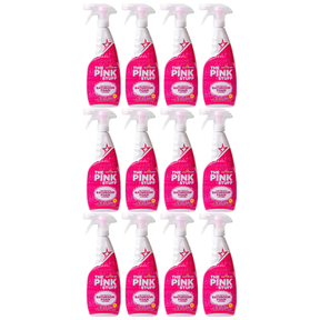 12x The Pink Stuff Miracle Bathroom Foam Cleaner Spray 750ml Bulk Pack - Limescale Remover