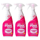 3x The Pink Stuff Miracle Bathroom Foam Cleaner Spray 750ml Pack - Limescale Remover