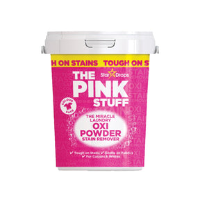 The Pink Stuff Miracle Laundry Oxi Powder Stain Remover 1kg - Colours & Whites