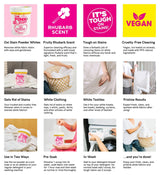 3x The Pink Stuff Miracle Laundry Oxi Powder Stain Remover 1kg Bulk Pack - Whites