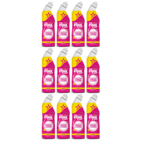 12x The Pink Stuff Miracle Toilet Cleaner Foam 750ml Bulk Pack - Limescale & Stain Remover