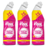 3x The Pink Stuff Miracle Toilet Cleaner Foam 750ml Pack - Limescale & Stain Remover