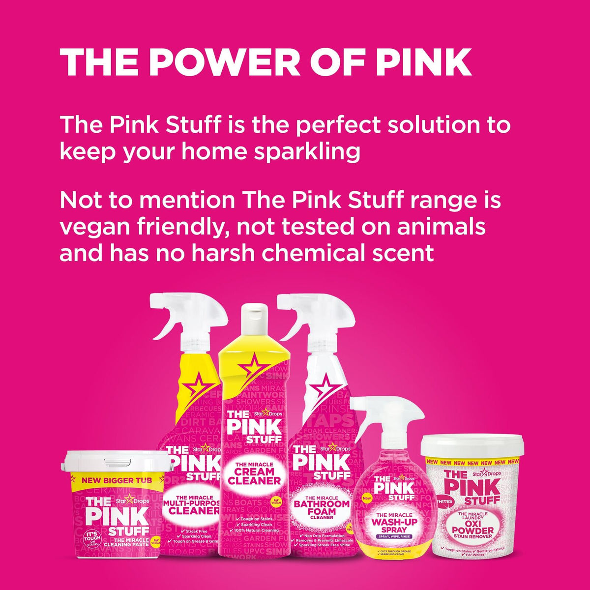 The Pink Stuff 1L Miracle Power Limescale Gel Washing Machine Cleaner