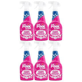 6x The Pink Stuff Miracle Foaming Carpet & Upholstery Stain Remover 500ml Bulk Pack - Oxi Spray