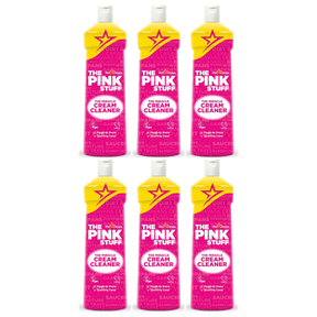6x The Pink Stuff Miracle Cream Cleaner 500ml Bulk Pack - Multi-Purpose (Household Surfaces)